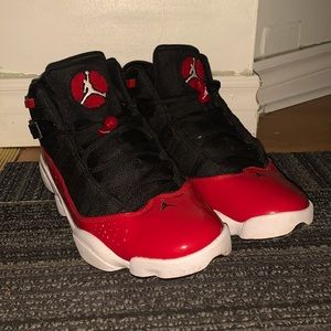 Jordan 6 Rings black/white-gym/red